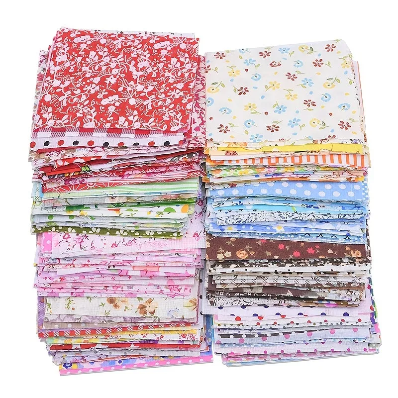 30pcs Printed Patchwork Fabric for DIY Sewing and Quilting