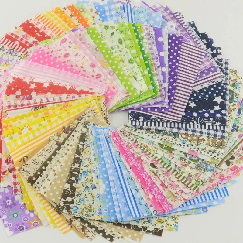 30pcs Printed Patchwork Fabric for DIY Sewing and Quilting