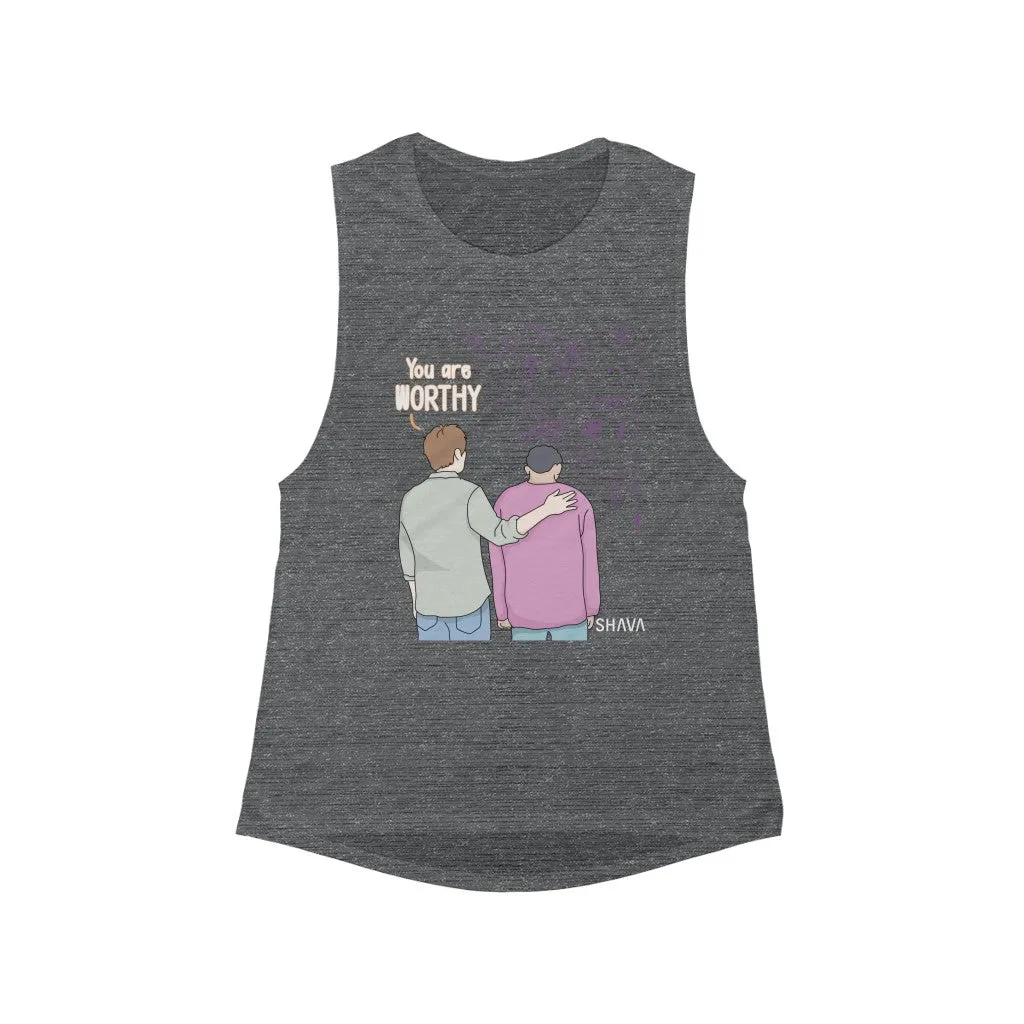 Affirmation Feminist Pro Choice Tank Top Unisex  Size – You Are Worthy (Anxiety)