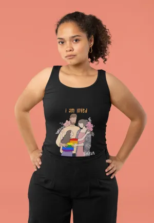 Affirmation Feminist Pro Choice Tank Top Women’s Size – I Am Loved (Child)