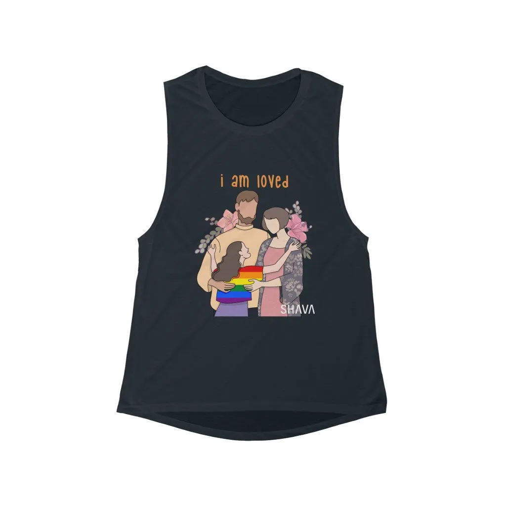 Affirmation Feminist Pro Choice Tank Top Women’s Size – I Am Loved (Child)