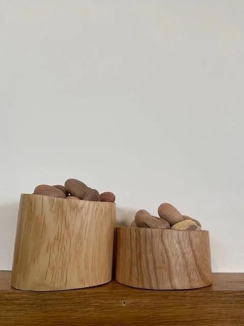 Aromatherapy Pillar & Natural Timber "Stones"