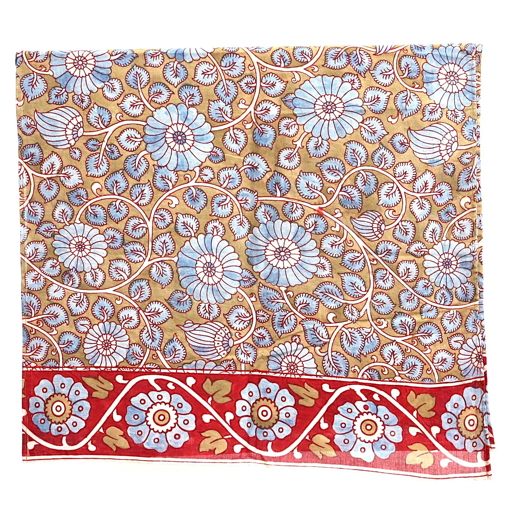 Autumn Breeze Symphony – Limited Edition Hand Painted Cotton Scarf(HS0022)