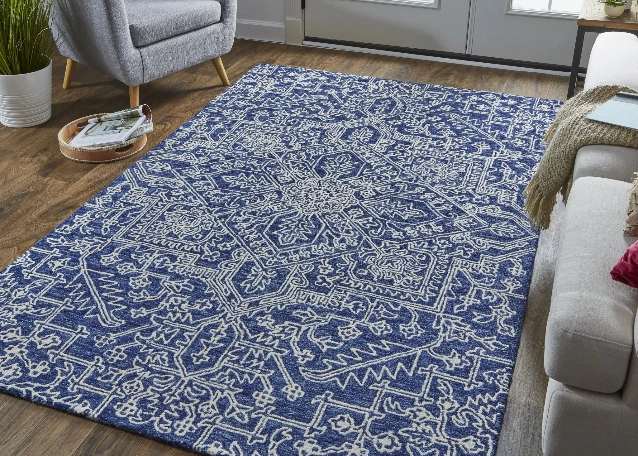 Belfort 8698778F Blue/Ivory Rug