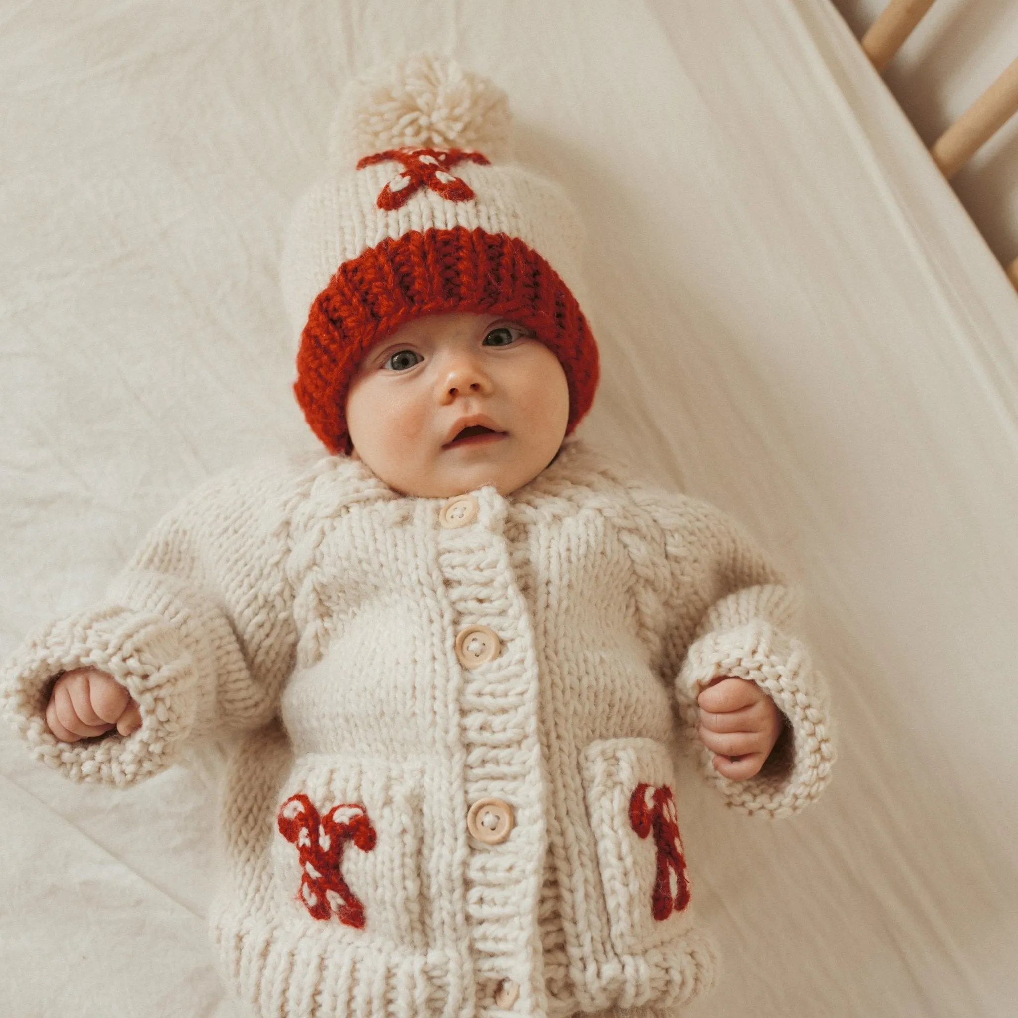 Candy Cane Cardigan Sweater