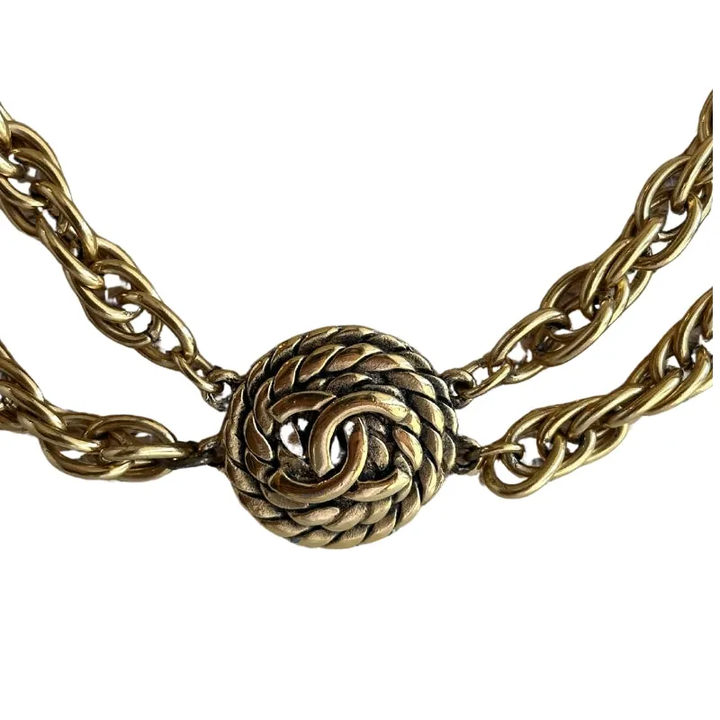 Chanel Logo Rope Necklace