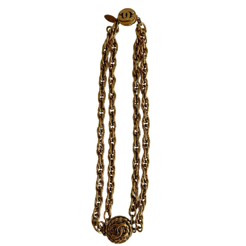 Chanel Logo Rope Necklace