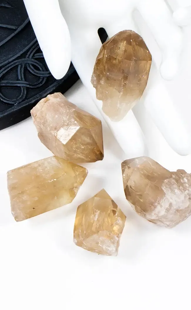 Citrine Crystal Points | Natural