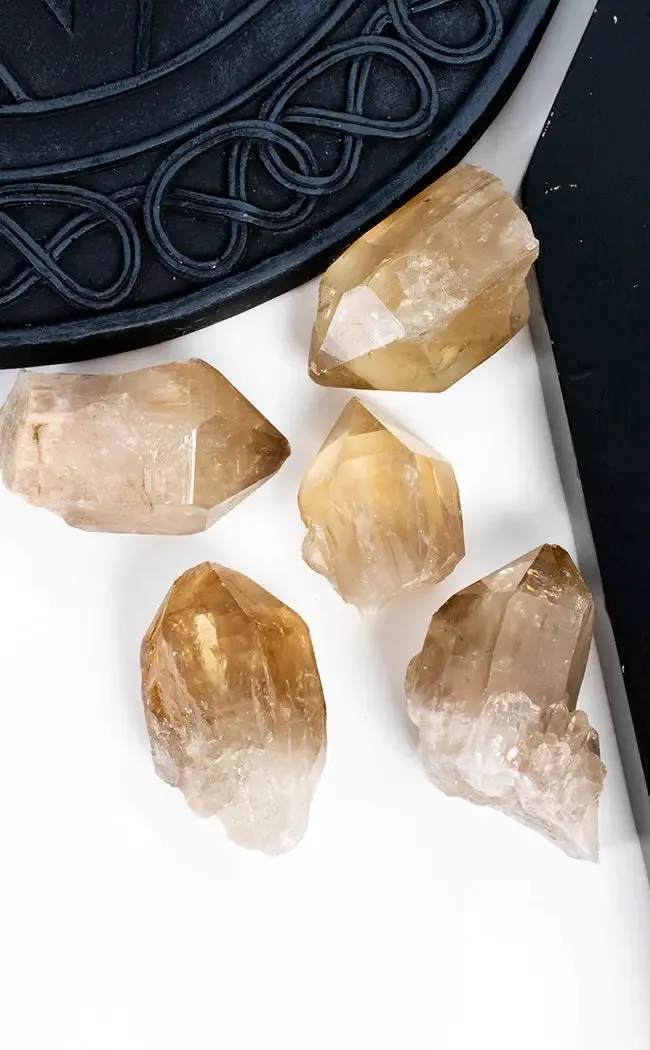 Citrine Crystal Points | Natural