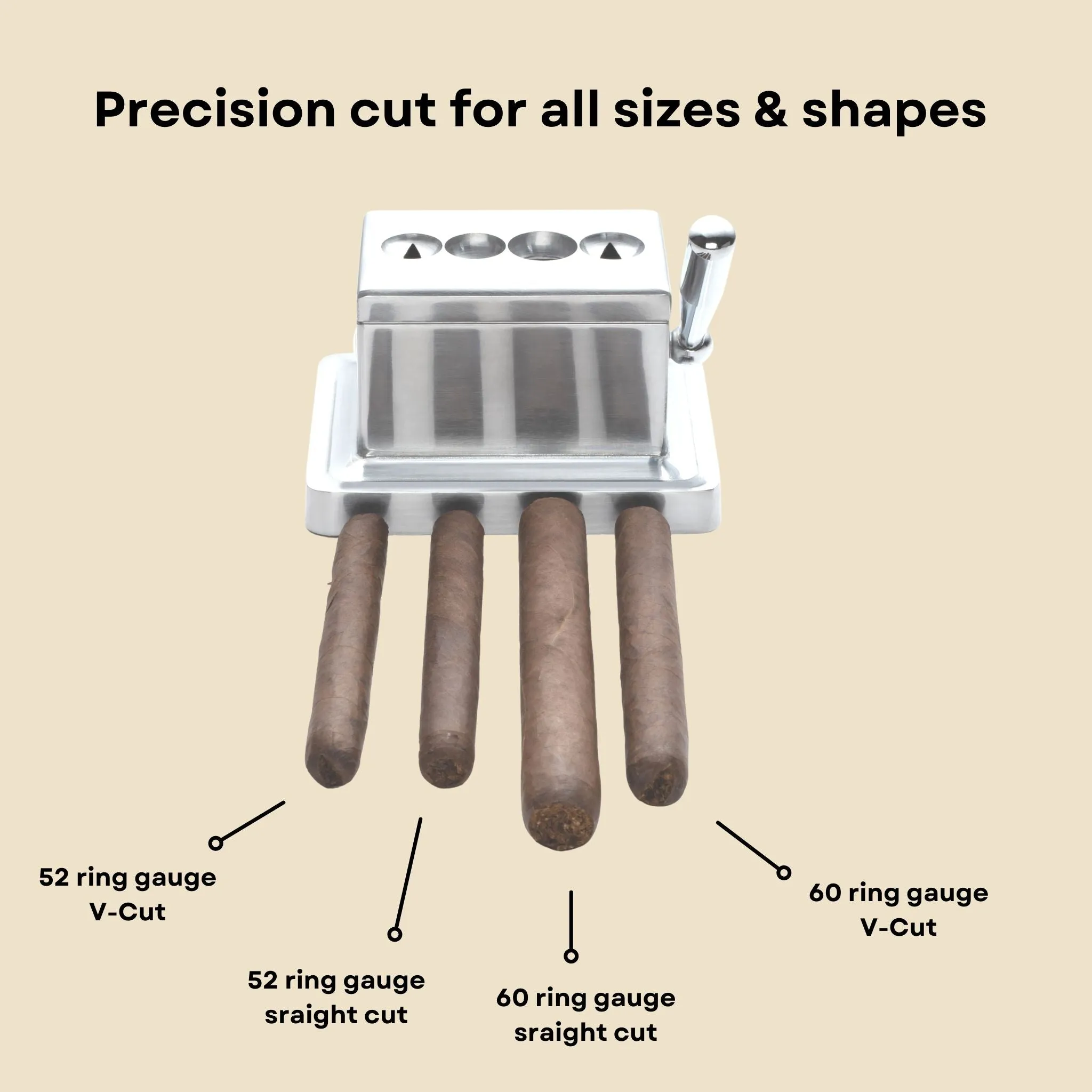 Classic Tabletop Quad Cigar Cutter