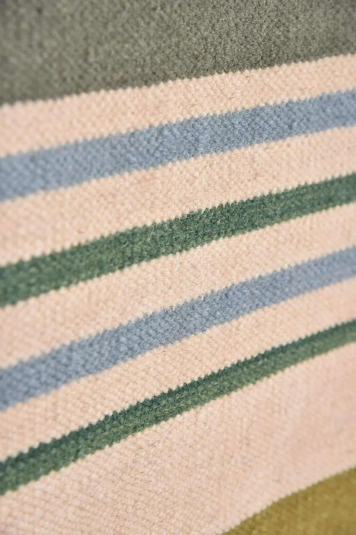 Cool And Calm Nomadic Woven Rug (Blue And Green)