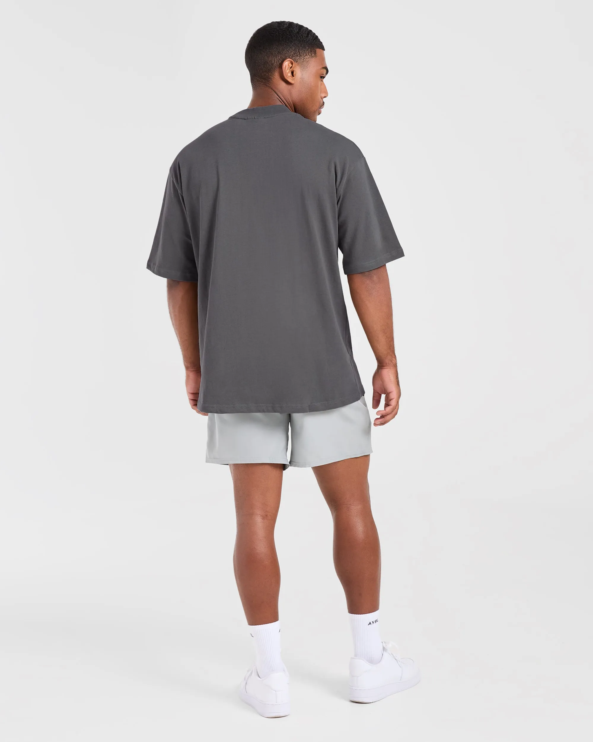 Craft Oversized T Shirt - Charcoal