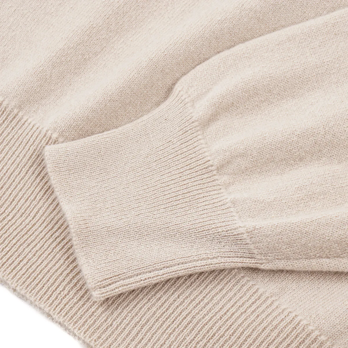 Fedeli Quarter-Zip Cashmere Sweater