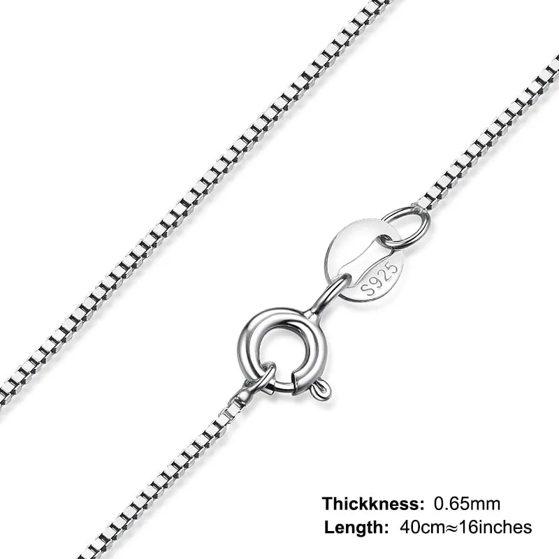 Fine Jewelry Star Chain Necklace for Women in 925 Sterling Silver