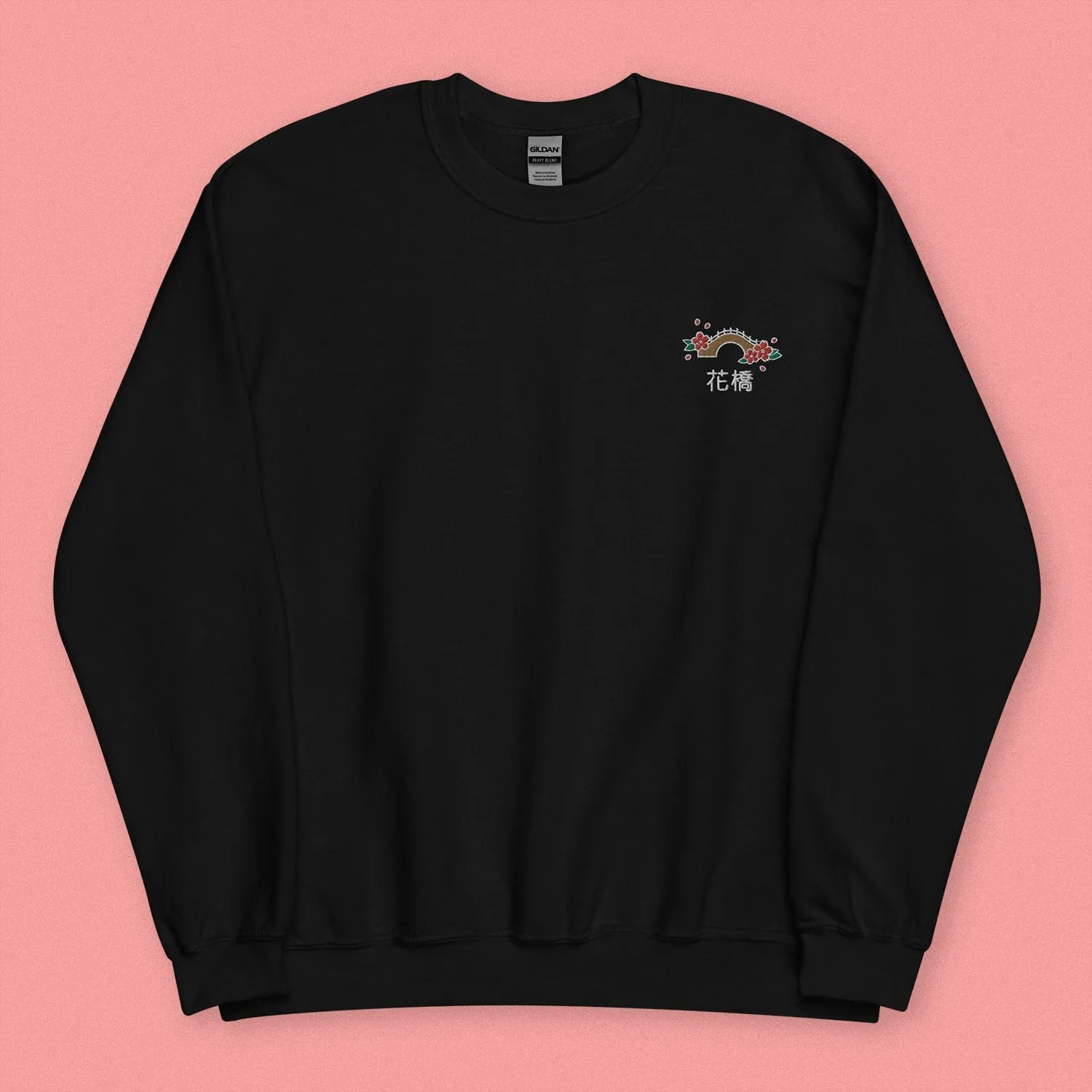 Flower Bridge Embroidered Sweatshirt