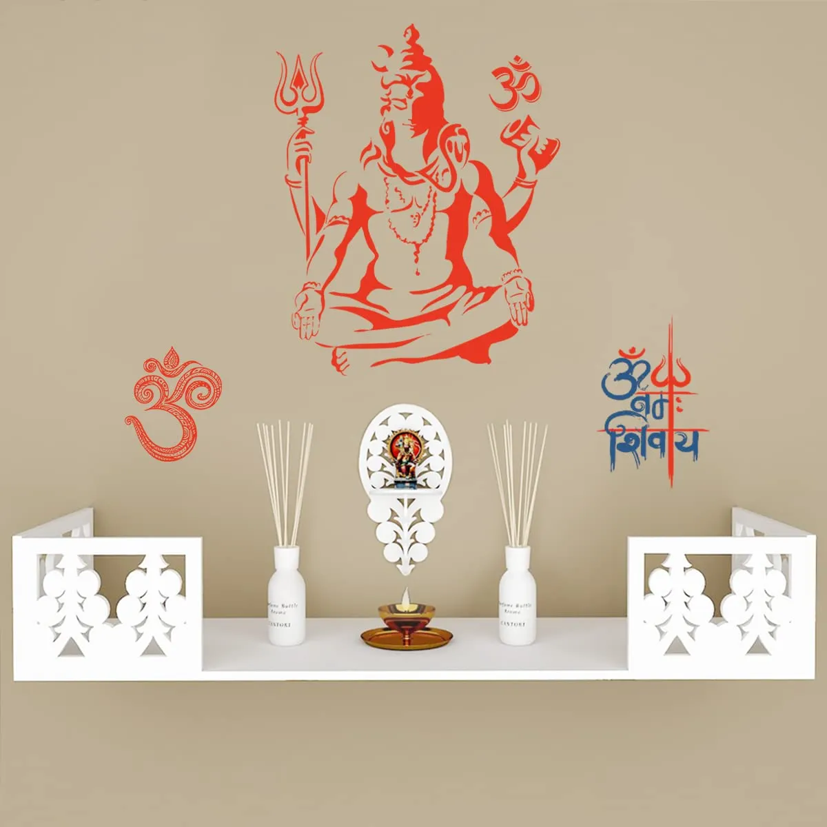 god & god's New Modern Art & Trendy Wall Stickers for Home Decoration, Living Room, Bedroom-1436