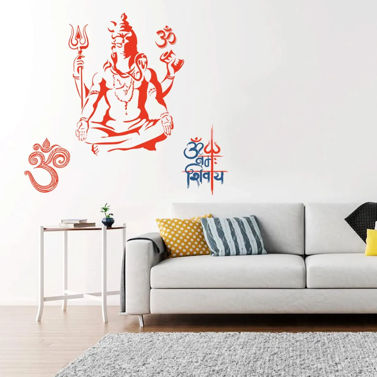 god & god's New Modern Art & Trendy Wall Stickers for Home Decoration, Living Room, Bedroom-1436