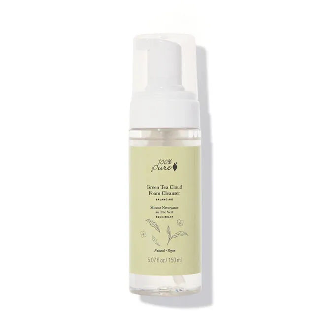 Green Tea Cloud Foam Cleanser - 100% Pure