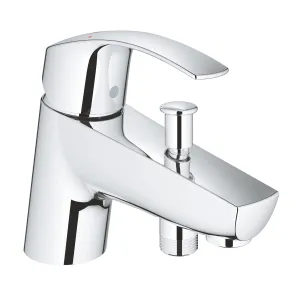 Grohe Deck Mounted Chrome Eurosmart Single-lever bath/shower mixer 1/2"