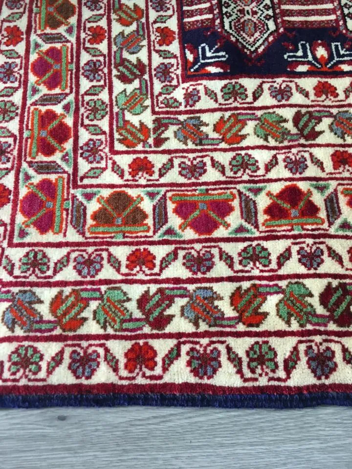 HAND KNOTTED PERSIAN TORKAMAN RUG 208X130 CM