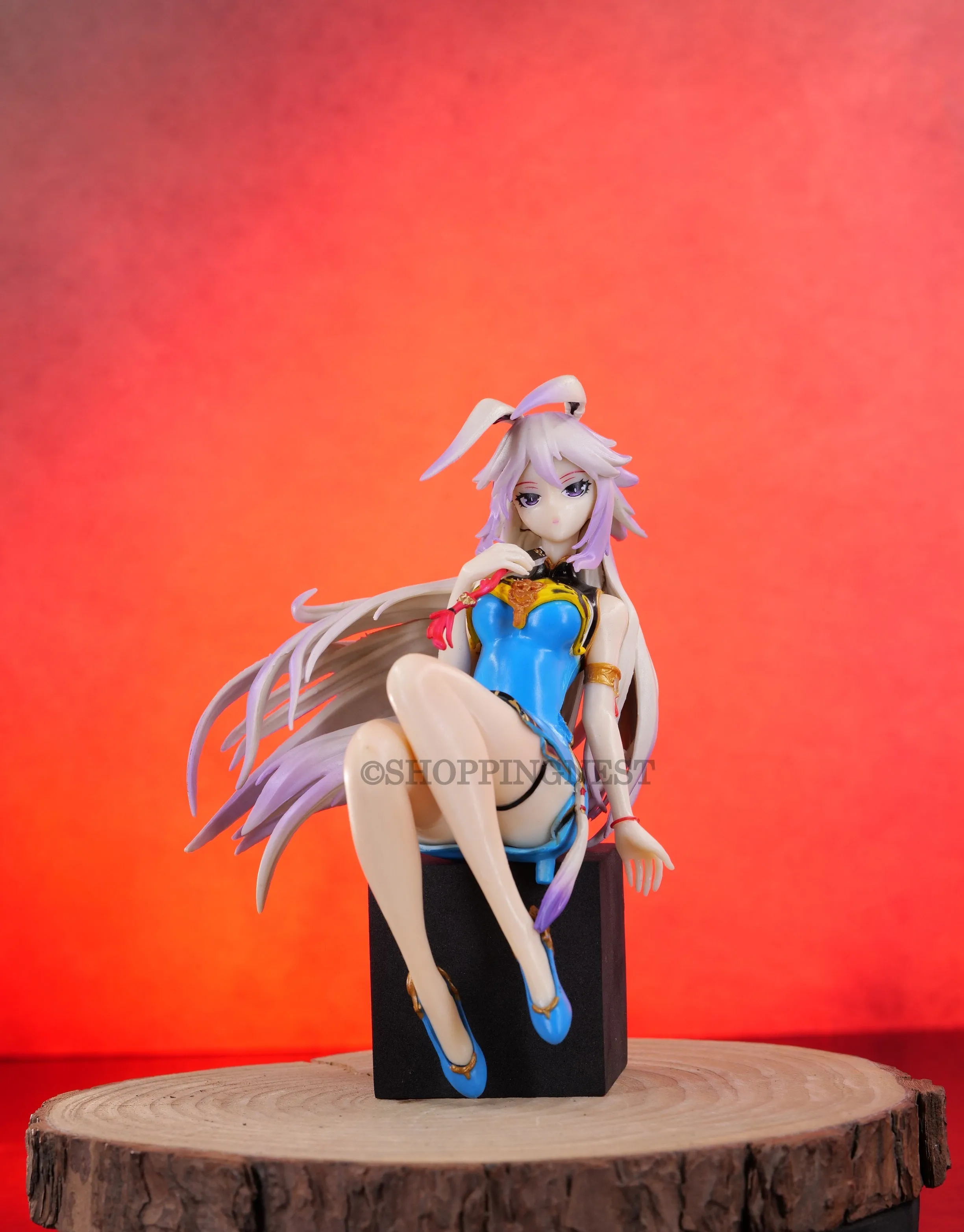 Honkai Impact Yae Sajura Blue Dress PVC Action Figure Collectible Decorative Statue PVC