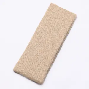 Keep YOUR head HIGH, 100% Pure Cashmere HEADBAND, Biscuit