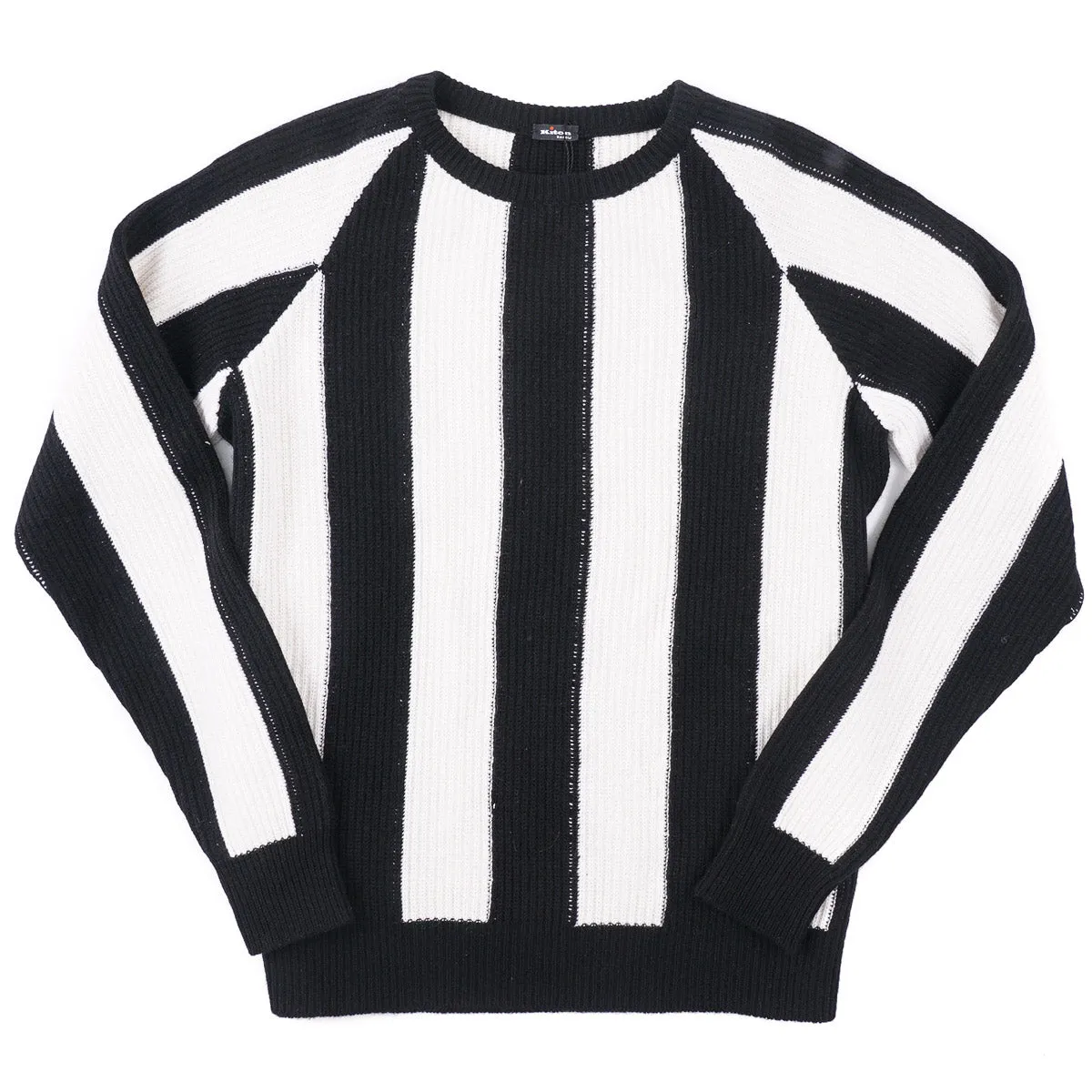 Kiton Colorblock Stripe Cashmere Sweater