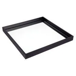 Miles Mirrored Tray - Small Black