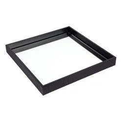 Miles Mirrored Tray - Small Black