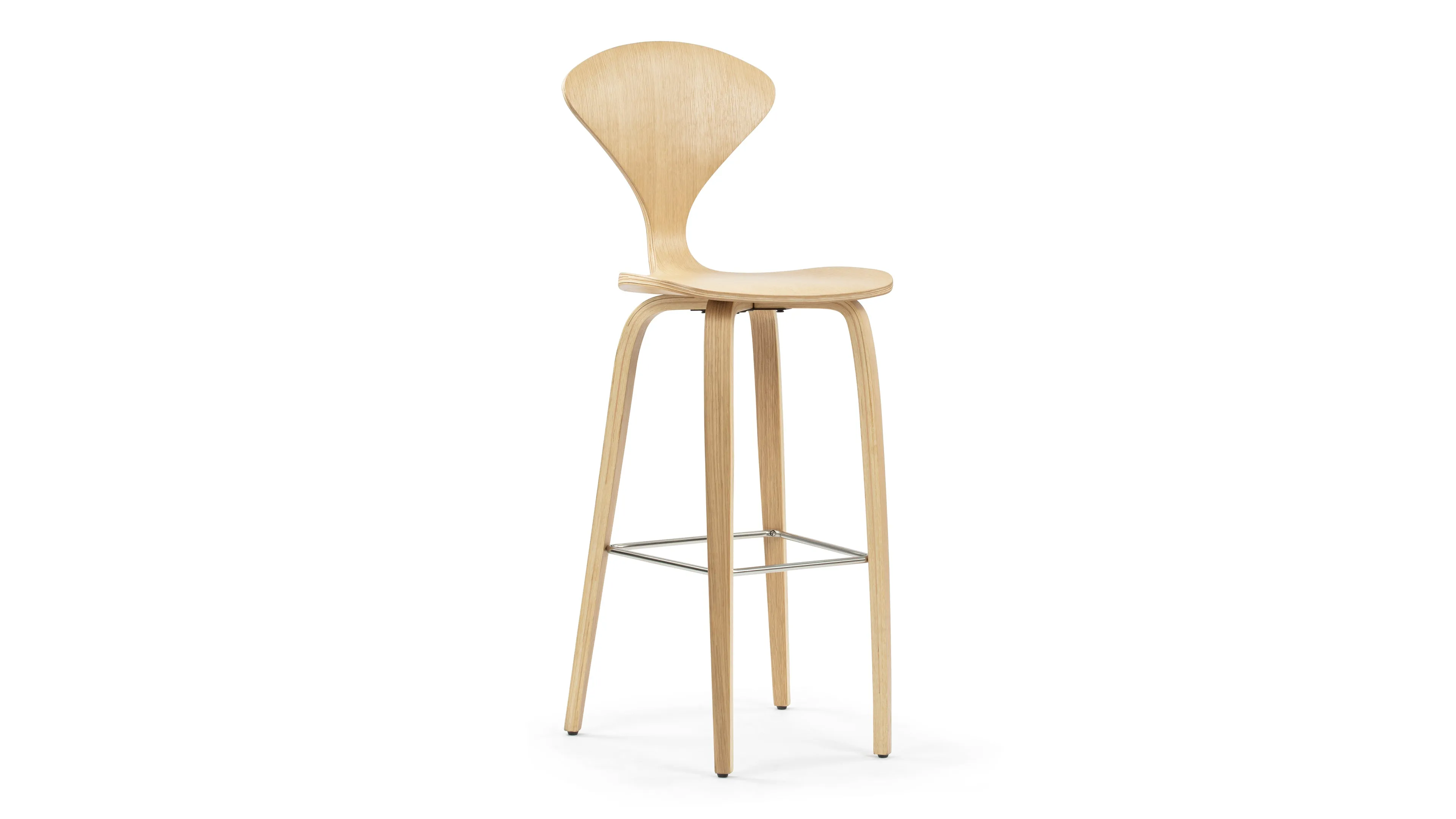 Norman - Norman Bar Stool, Oak, 29.5" Seat Height