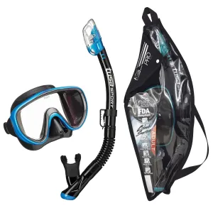 Open Box Tusa Serene Adult Combo - Fish Tail Blue/Black