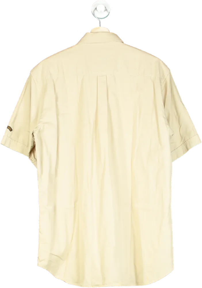 Paul & Shark Beige Short Sleeve Shirt UK L