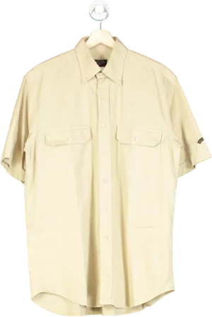 Paul & Shark Beige Short Sleeve Shirt UK L