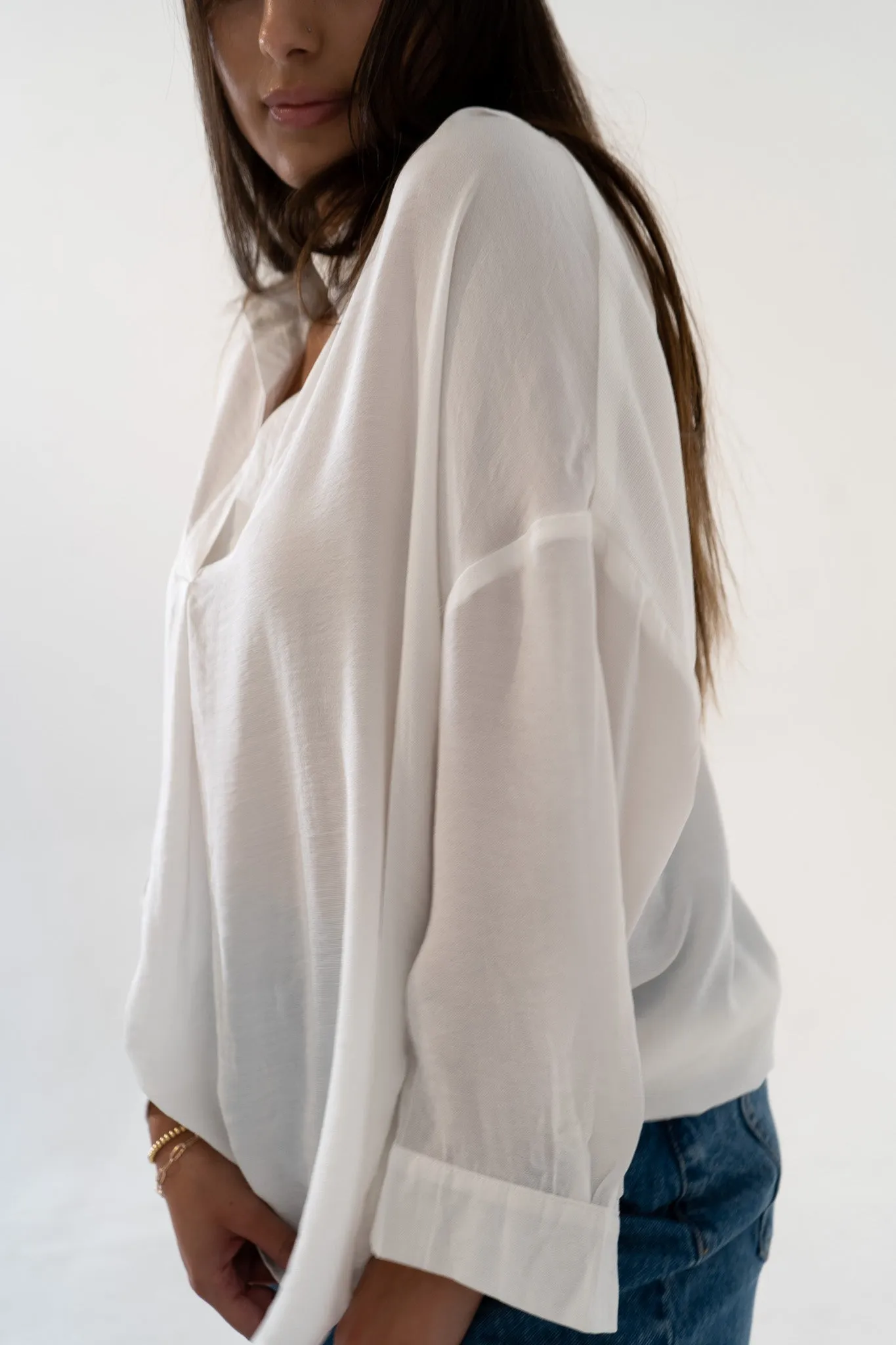 Relaxed CEO Oversized Blouse