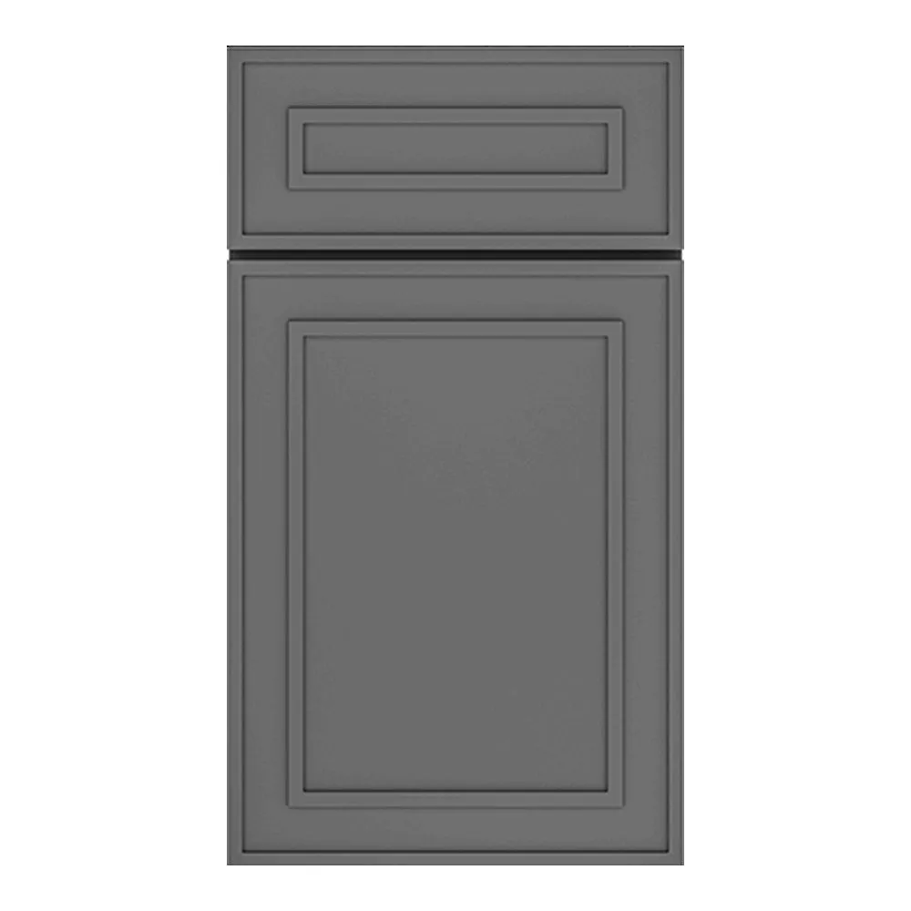 RTA - Elegant Shaker Grey - 11.75"W x 34.62"H - Matching Wall End Panel