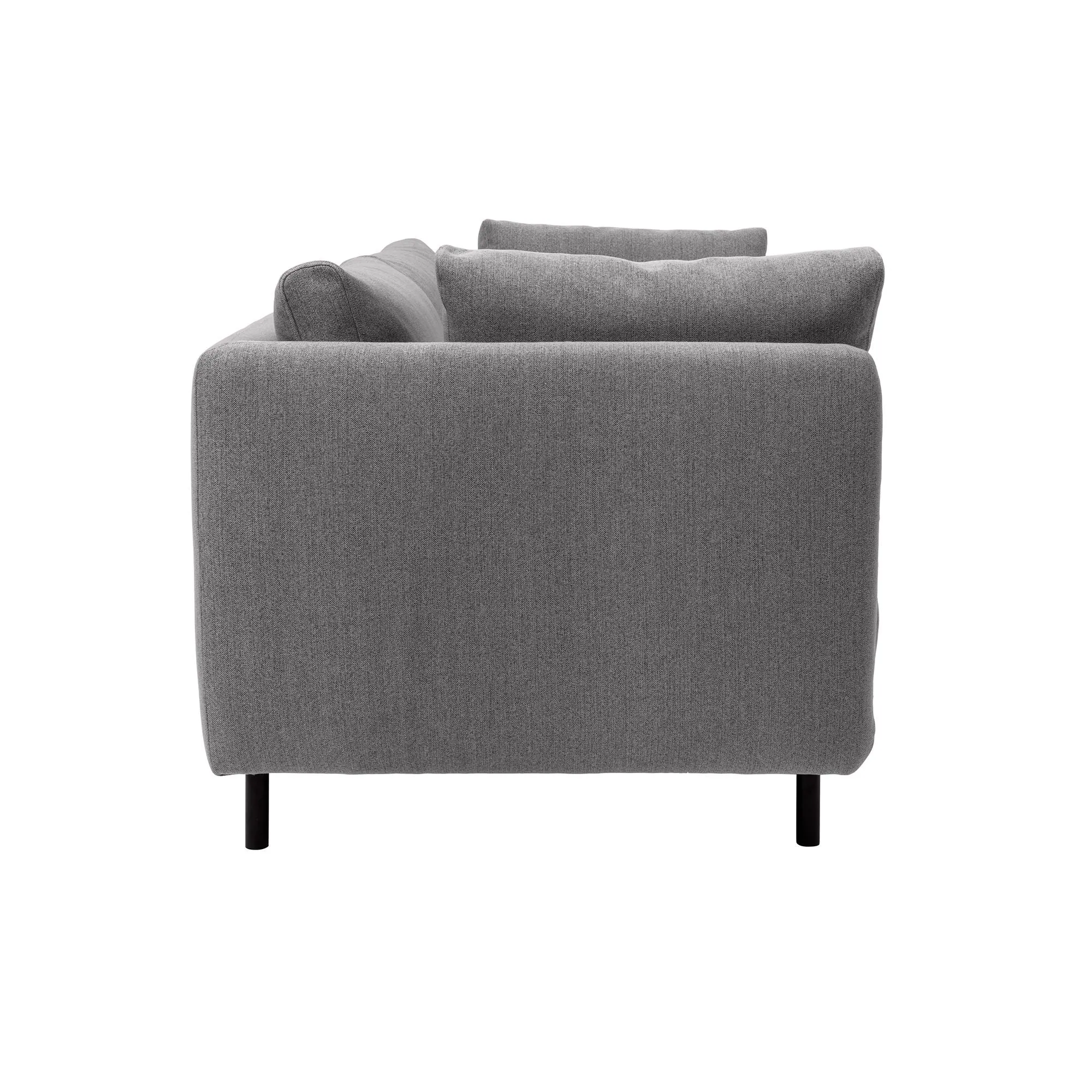 Serenity - 79" Fabric Sofa With Black Metal Legs