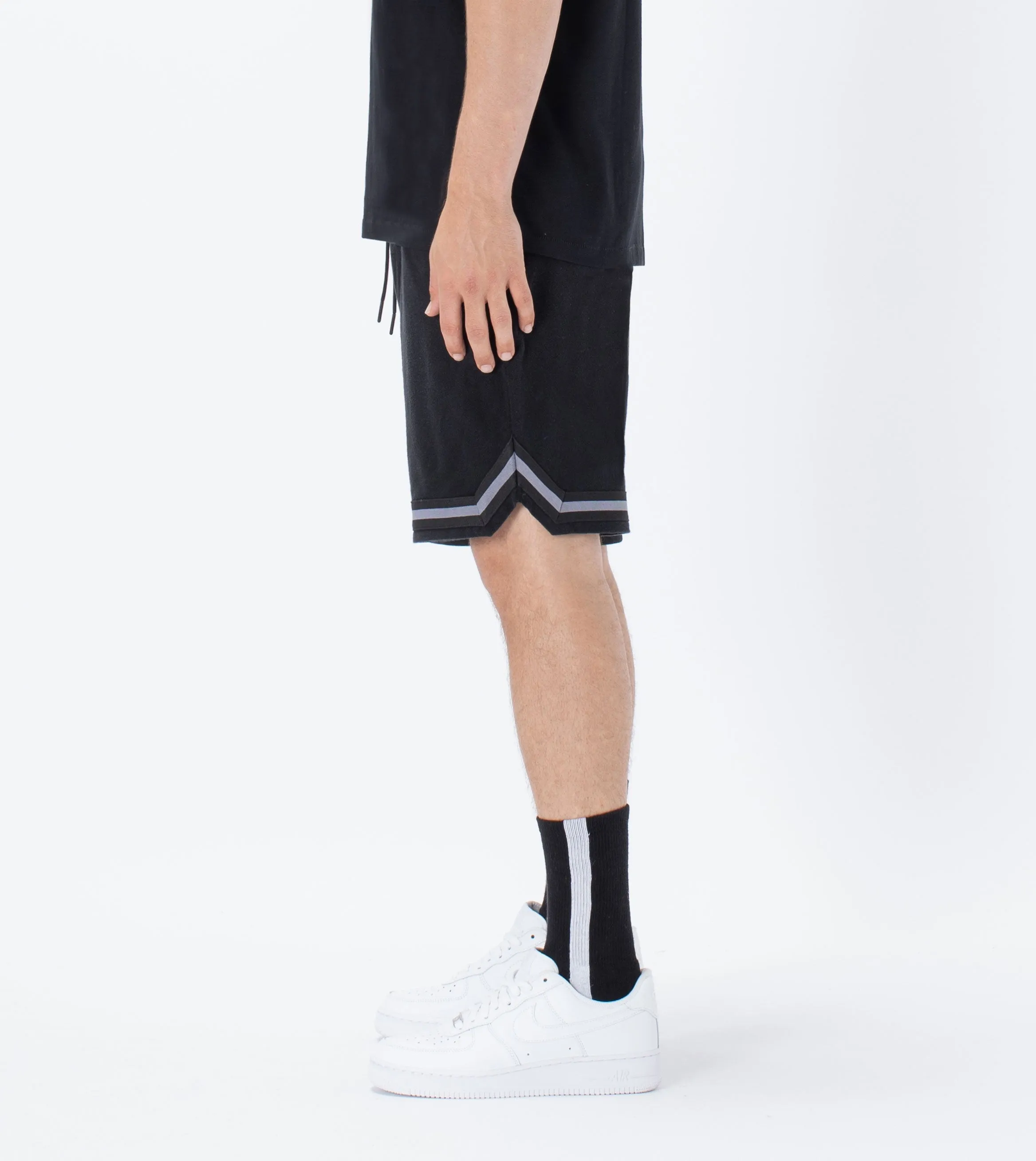 Spill Pique Basketball Short GD Black