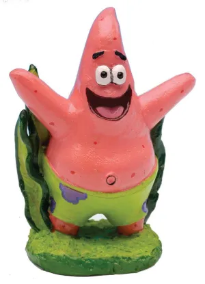 SpongeBob Patrick Aquarium Ornament Green, Pink - 2in