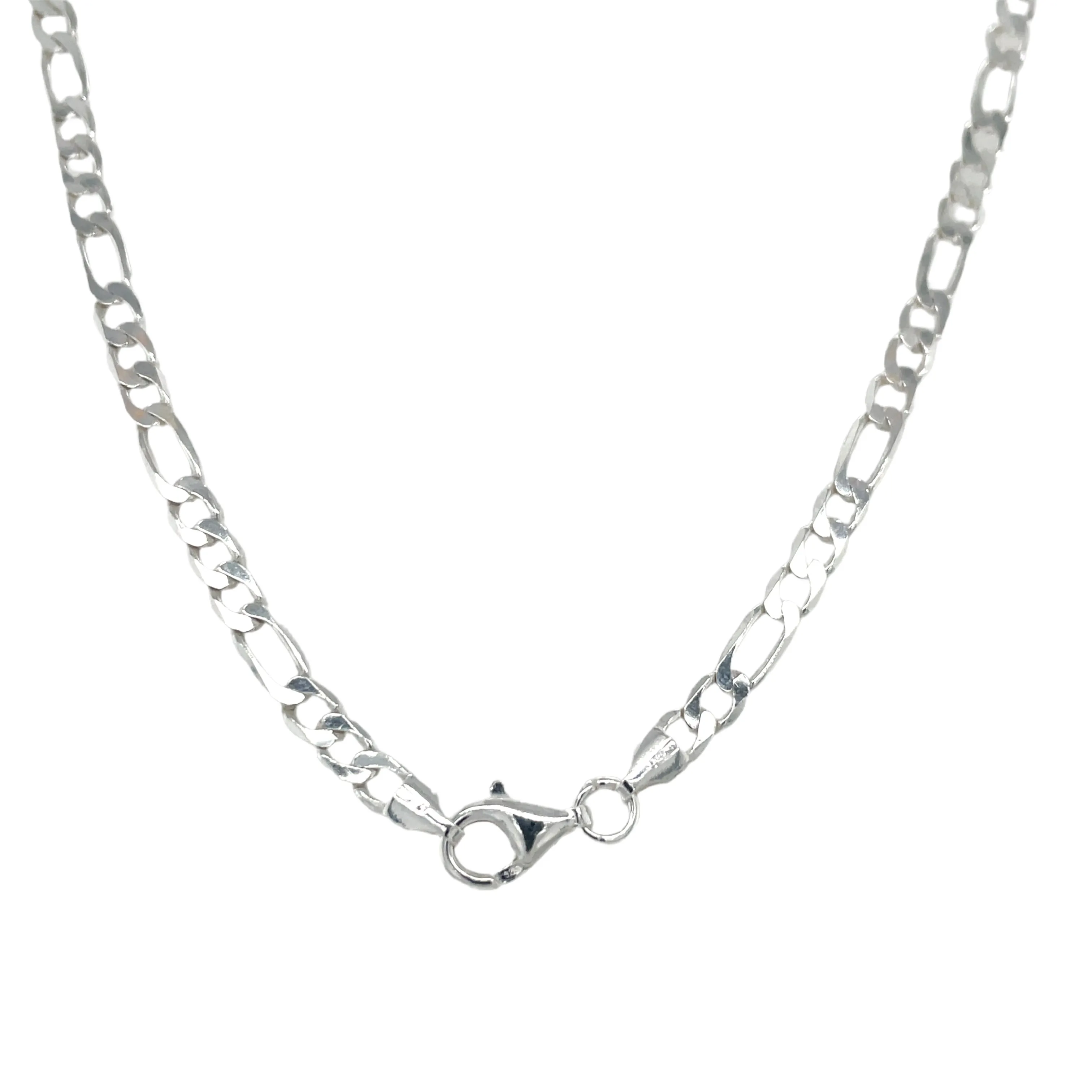 Sterling Silver Gents 3 To 1 Figaro Chain