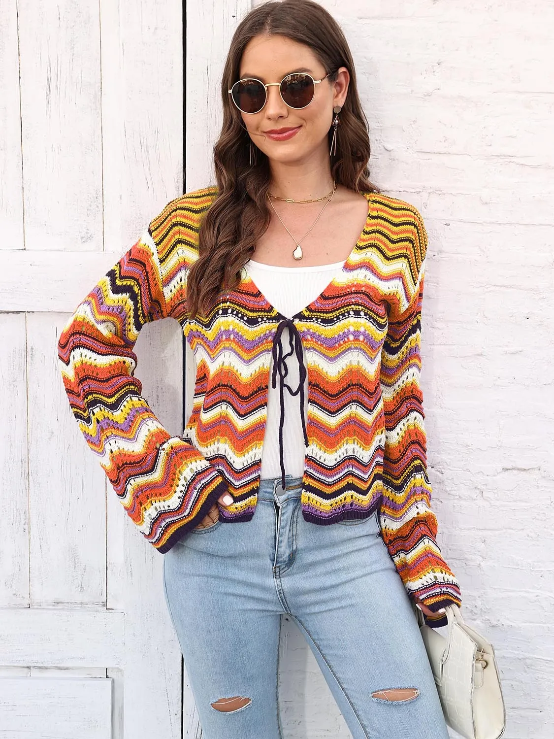 Striped Boho Cardigan