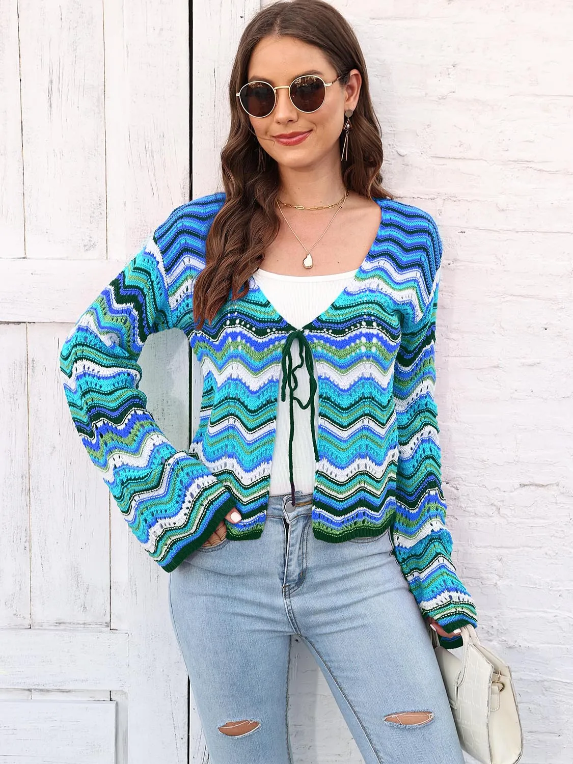 Striped Boho Cardigan