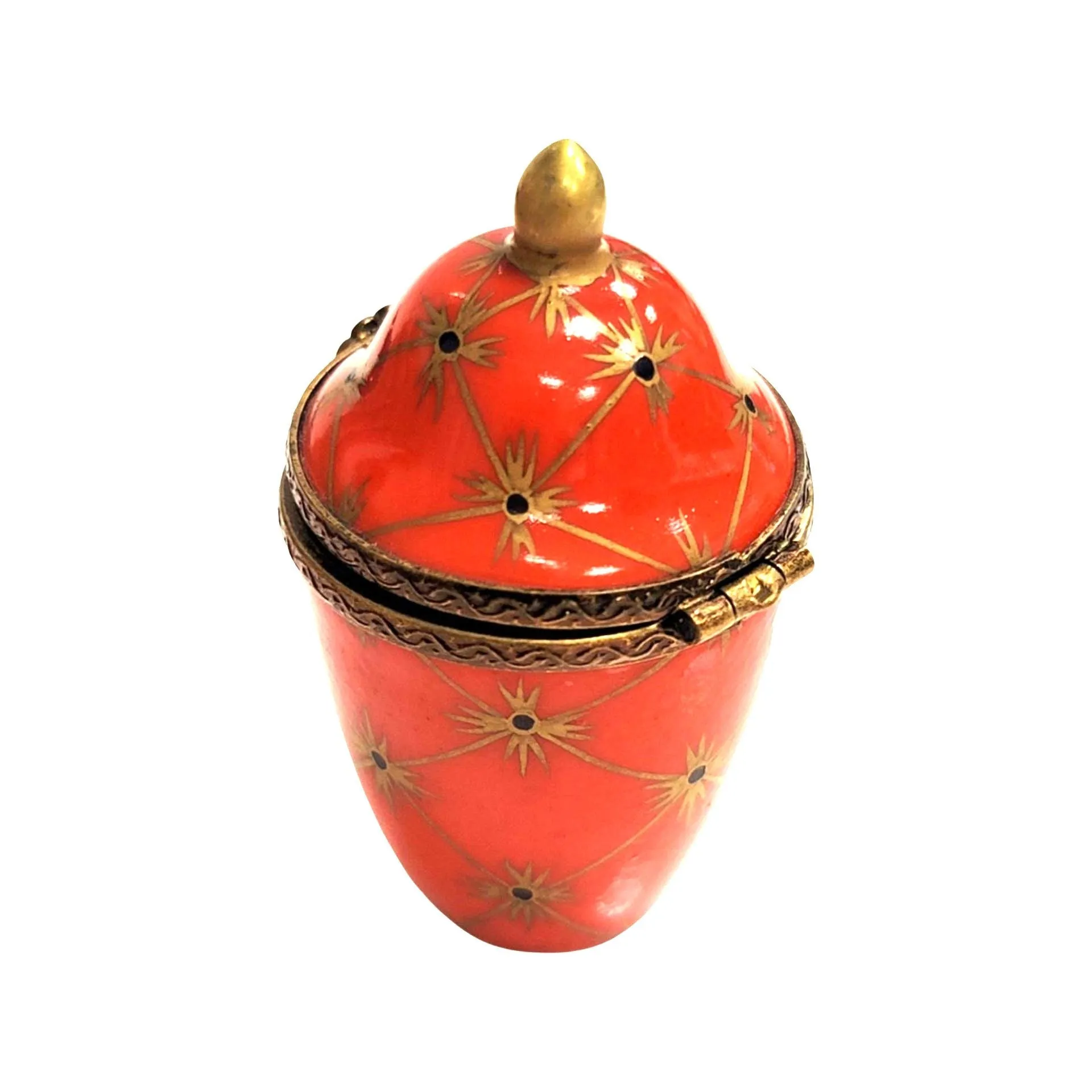 Tall Red Canister Urn - 2.25"