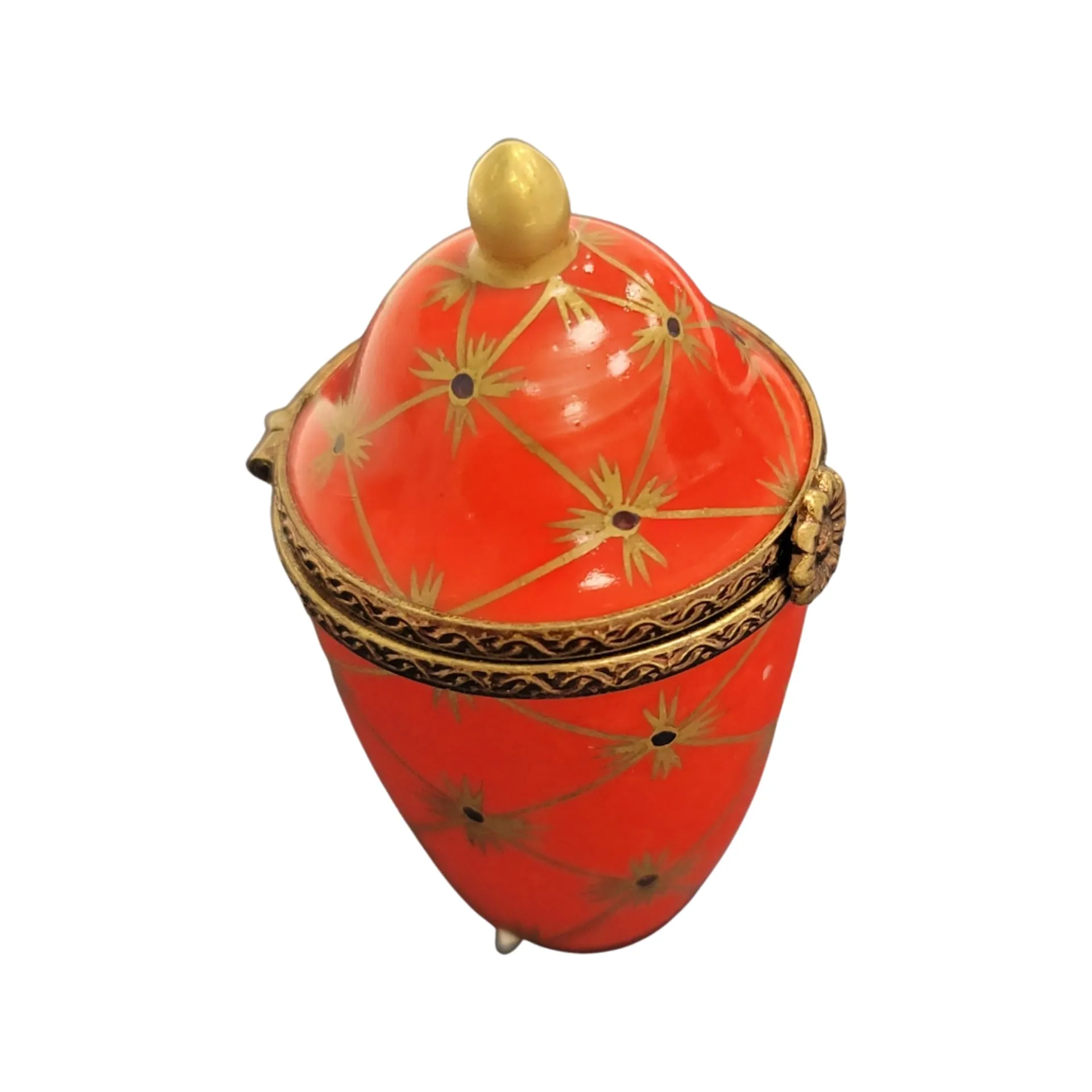 Tall Red Canister Urn - 2.25"