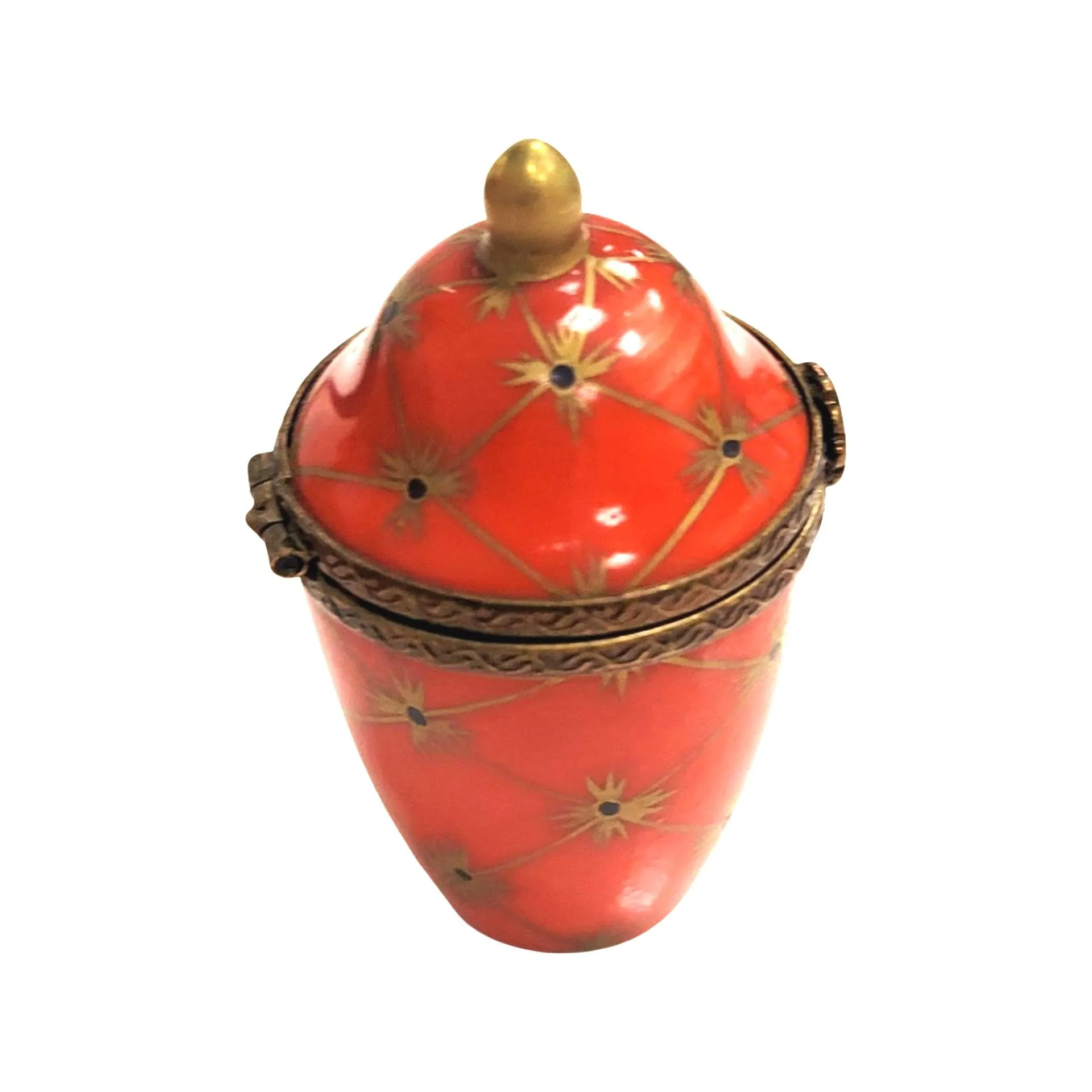 Tall Red Canister Urn - 2.25"