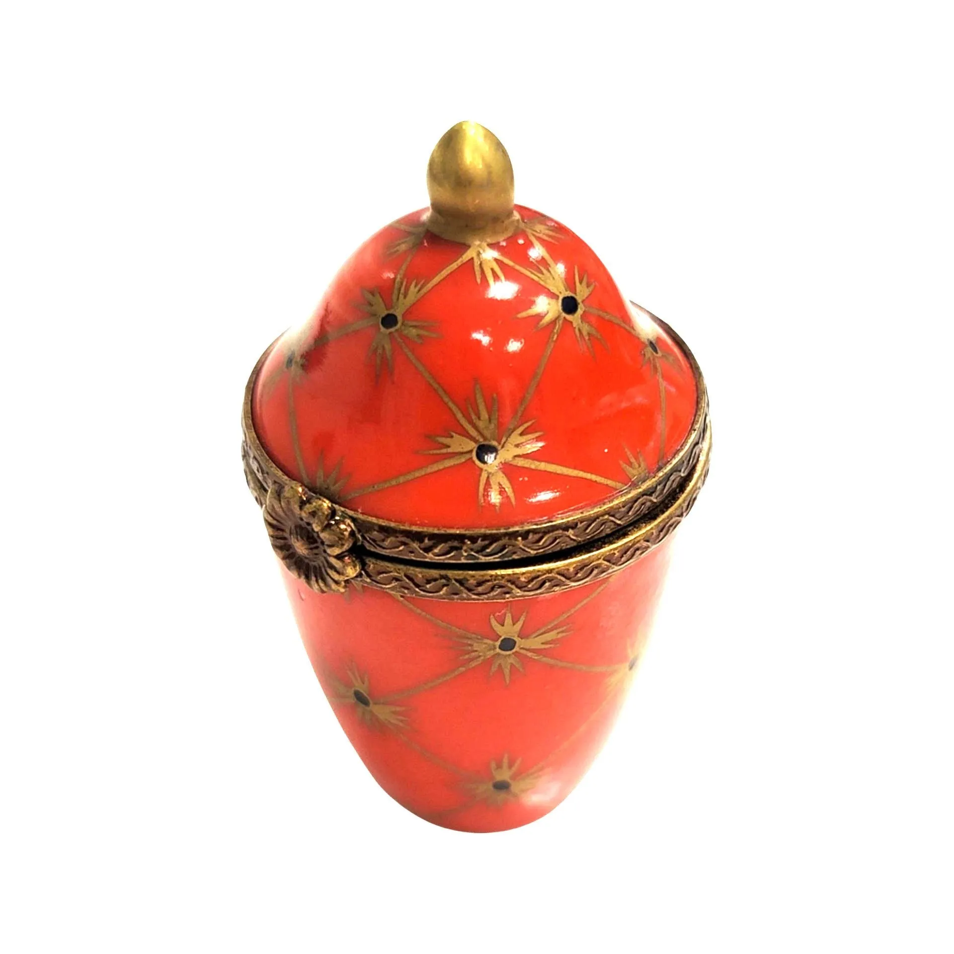 Tall Red Canister Urn - 2.25"