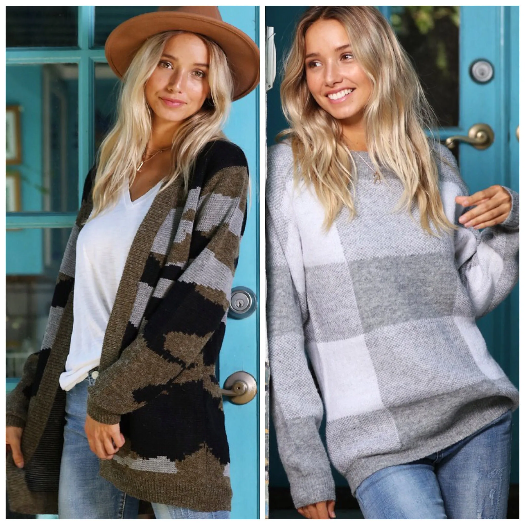 The Maya Plaid Crewneck Sweater