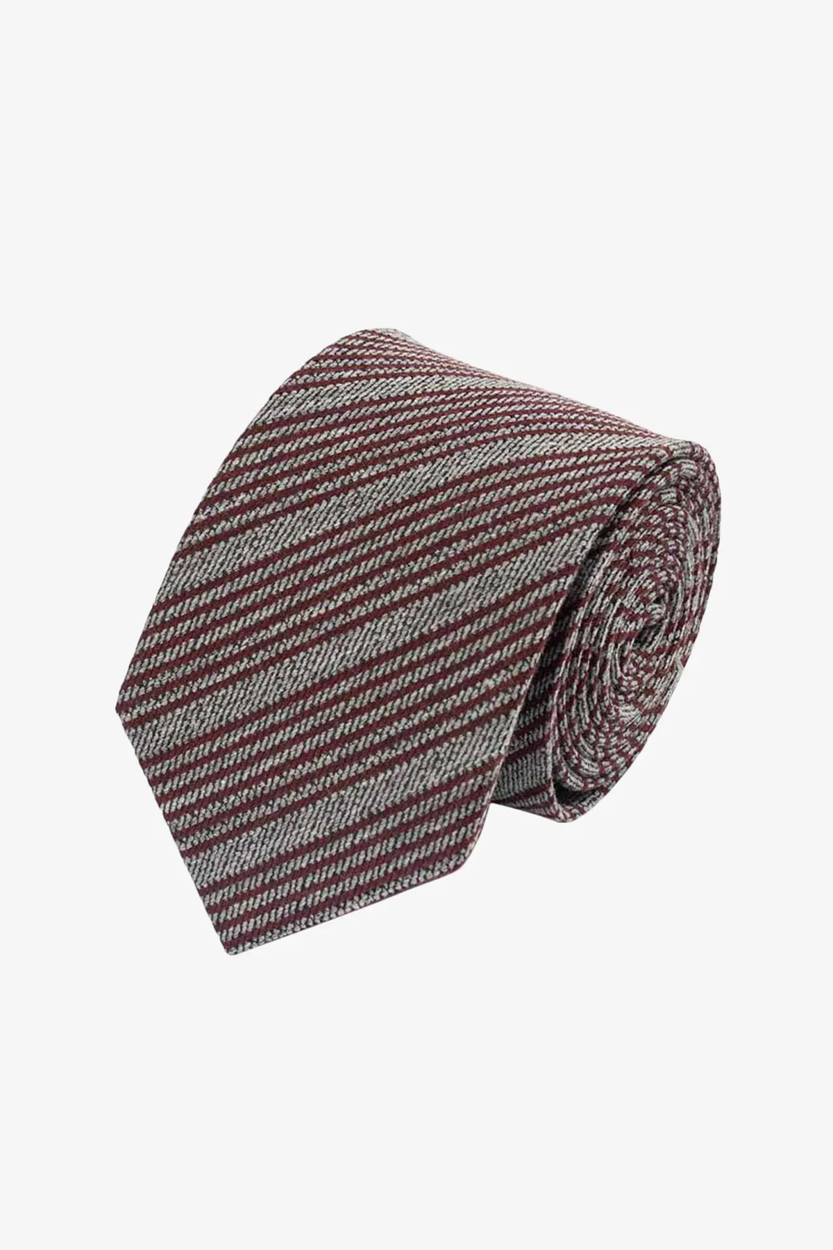 Tie - Silk red stripes