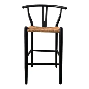 Ventana Barstool Black And Natural