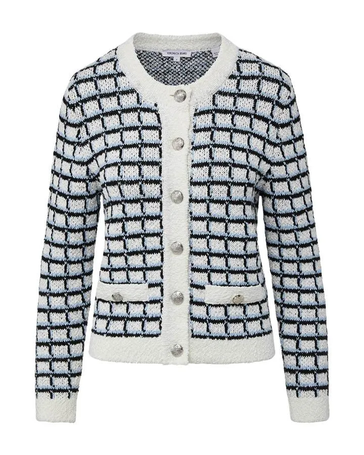 Veronica Beard Lavigne Cotton Sweater Jacket