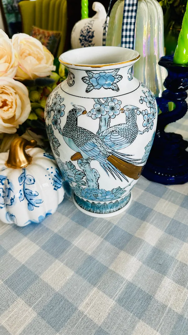 Vintage Imari Vase-Chinoiserie